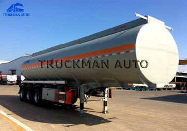 Petrolero del camión del aceite de 35 Cbm, del combustible del petrolero remolque semi para el diesel y gasolina