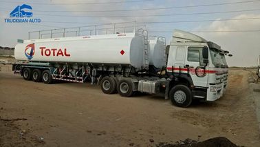 Del combustible del petrolero litro durable 55m3 del remolque 1-8 Comdepartments 55000 semi