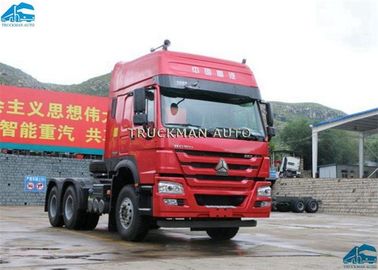 camión del tractor de 420hp Howo Sinotruk 6x4, poder clasificado 309kw de la cabeza del tractor de 10 policías motorizados