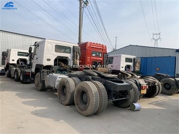 Howo 6x4 utilizó condiciones de trabajo de los camiones del tractor buenas con mantenimiento diario