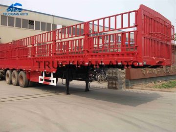 60 toneladas resistentes de la cerca semi del remolque de sistema del ABS para el transporte de cargo a granel