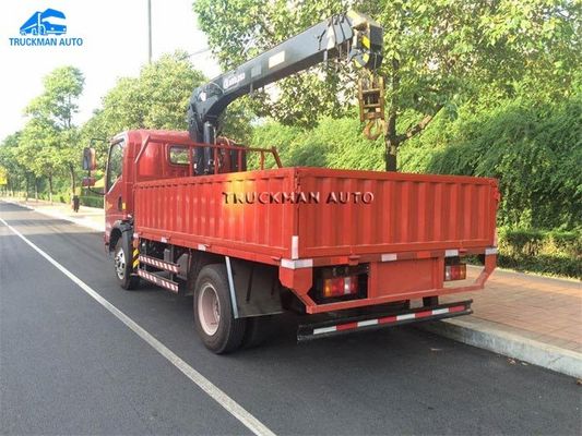 camión ligero de 160hp Sinotruck Howo con 3 toneladas de brazo recto Crane Mounted