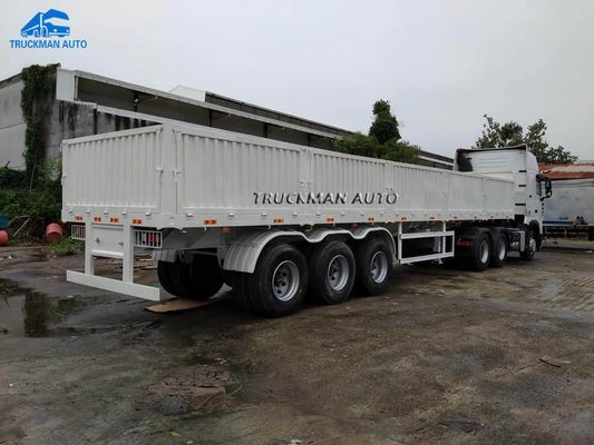 Transporte de cargo a granel de Semi Trailer For de la cerca de Q345 50000kg