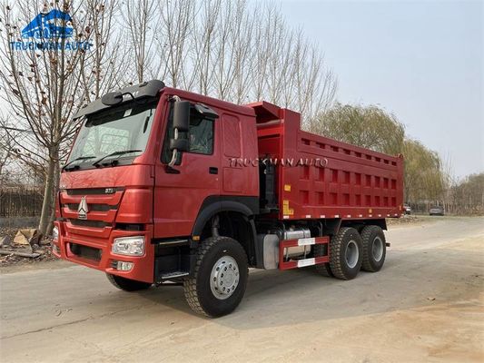 La caja del cargo de 371HP 18m3 utilizó SINOTRUK Tipper Truck For South Sudan