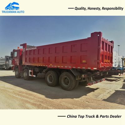 12 rueda SHACMAN 50 toneladas de camión volquete de 8x4 para Ghana