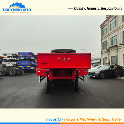 Árbol 3 60 toneladas de Lowbed de remolque semi para Sudán del sur