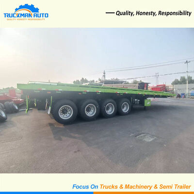 Precio de fábrica remolque volquete lateral de 4 ejes y 100 toneladas para transporte de carga