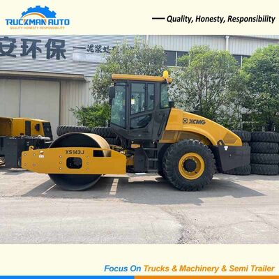 Fuerza de alta excitación XCMG XS143J Roller de carretera de tambor único