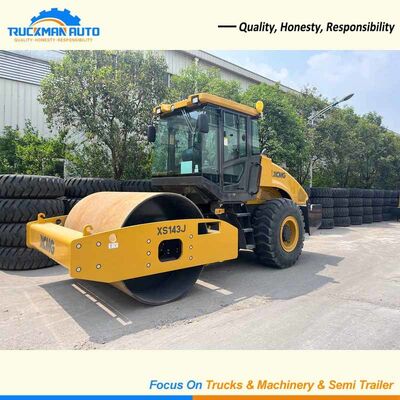 Fuerza de alta excitación XCMG XS143J Roller de carretera de tambor único