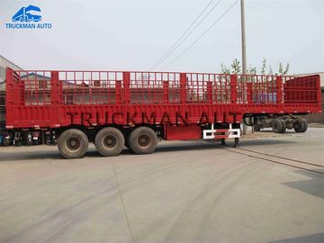 60 toneladas resistentes de la cerca semi del remolque de sistema del ABS para el transporte de cargo a granel