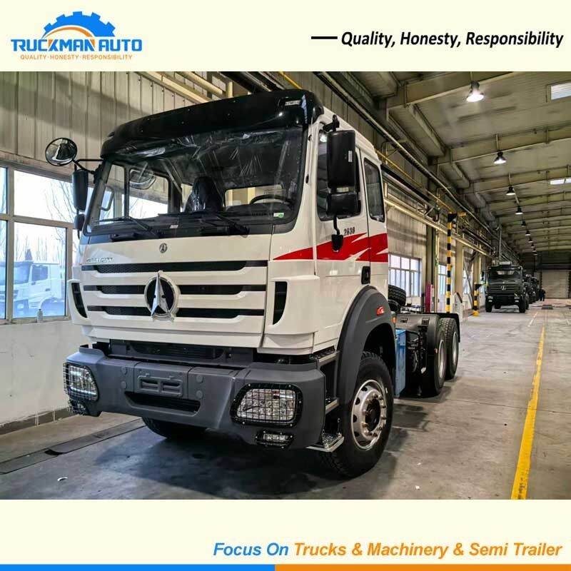 Nuevo BEIBEN 2638 6X4 380HP camión tractor para Camerún